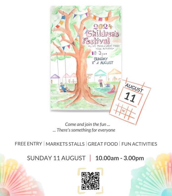 The Children's Festival - August 11th 2024 - 10am-3pm | Free entry | Market stalls | Great food | Fun activities